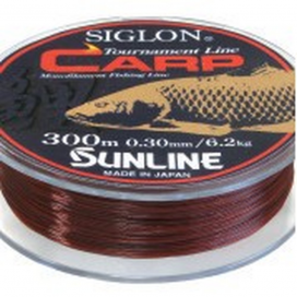 Vlasec SIGLON CARP 300m,0.285mm/6.2 kg-hnedý