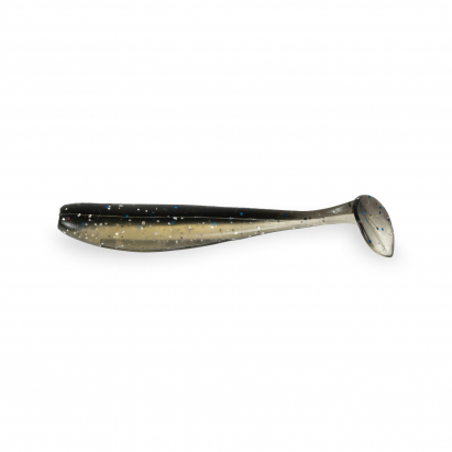 Haibo gumové nástrahy EASOO T-tail fish 5cm 20ks - Black&Silver