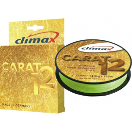 Prívlačová šnúra Climax Carat 12 Žltá 135m 135m 0,13mm / 9,5kg