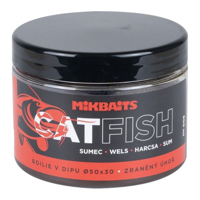 Catfish Boilie v dipe 500ml 30x25mm