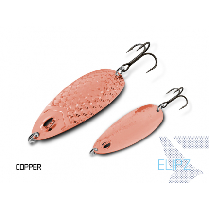 Blyskáč Delphin ELIPZ FullSCALE 12g TIGERA Hook #2