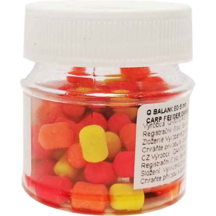 Dipované Q Balanced 5mm Carp zberný dambels 14g Jahoda