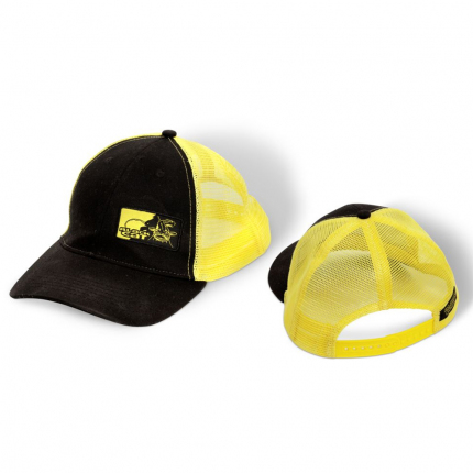 Black Cat Šiltovka Trucker Cap uni čierna/žltá