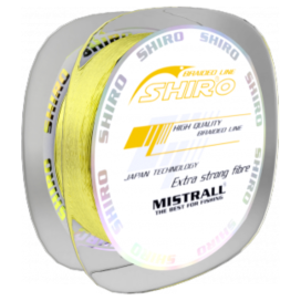 Mistrall šnúra Shiro braided line fluo 0,36mm 200m
