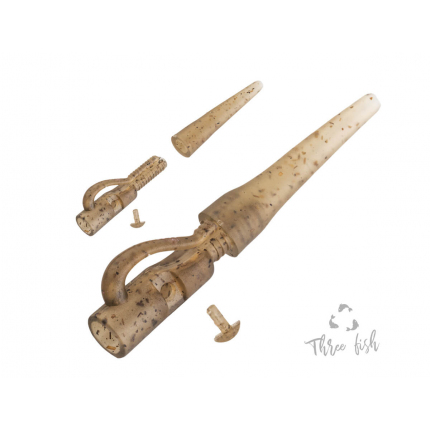 Zfish Závesky Lead Clip Set & Tail Rubber Cone 6 ks