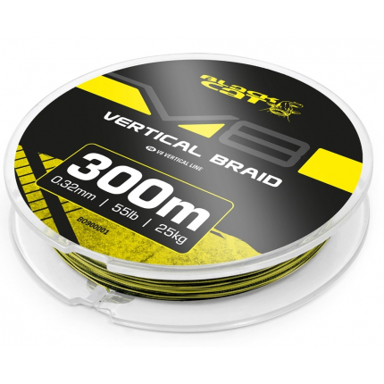 Black Cat Splétaná Šňůra V8-Line 300 m