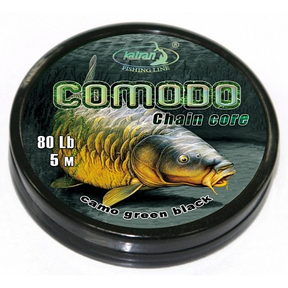 Katran Šňůra S Řetízkovým Jádrem COMODO 80 lb 5 m Katran Šňůra S Řetízkovým Jádrem COMODO 80 lb 5 m