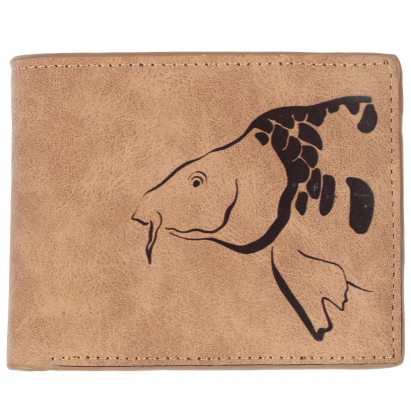 Giants fishing Peňaženka hnedá hlava kapra Brown Wallet Carp Head Giants fishing Peňaženka hnedá hlava kapra Brown Wallet Carp Head