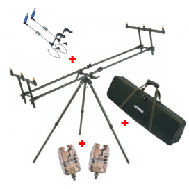 Mivardi - Tripod Premium + ZADARMO 2 x Sounder Easy Camo a 2 x SWINGARM Easy
