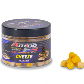 Saenger plávajúce nuggetky Amino F-3 8x6mm Parmezán 50g Saenger plávajúce nuggetky Amino F-3 8x6mm Parmezán 50g