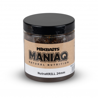 Mikbaits ManiaQ Boilie v Dipu NutraKRILL 250ml 24mm