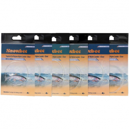 Snowbee Zužujúci sa nadväzec Tapered Leader 2,7m (9ft)|6X Snowbee Zužujúci sa nadväzec Tapered Leader 2,7m (9ft)|6X