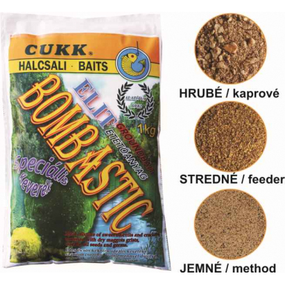 Bombastic Traditional 1kg hrubšie krmivo jemné krmivo