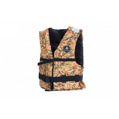 Plovoucí a záchranná vesta pro dospělé FOREST maskáč Velikost: XXL obvod: od 122cm / od 70kg / 50N