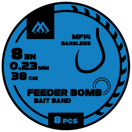 Mikado Fb Rig Mf14 Feeder Bomb Feedrové Návazce S Gumkou S Háčky Bezprotihrotu Č. 12 / Monofil 0,20 Mm/38 Cm 8 Ks. Mikado Fb Rig Mf14 Feeder Bomb Feedrové Návazce S Gumkou S Háčky Bezprotihrotu Č. 12 / Monofil 0,20 Mm/38 Cm 8 Ks.