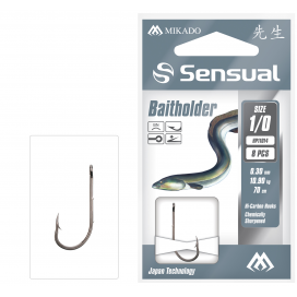 Mikado naviazané háčiky sensual baitholder no 1 bn / vlasec: 0.30mm/70cm 8 ks Mikado naviazané háčiky sensual baitholder no 1 bn / vlasec: 0.30mm/70cm 8 ks