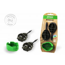 ZFISH Sada Method Feeder Spider Medium Set 50,60g + Formička