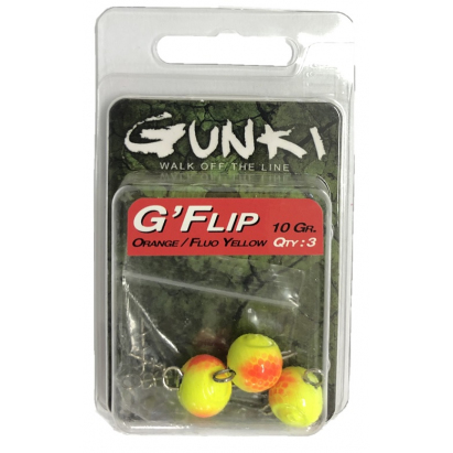 Gunki Jigová Hlavička Flip O FY 3ks Gunki Jigová Hlavička Flip O FY 3ks
