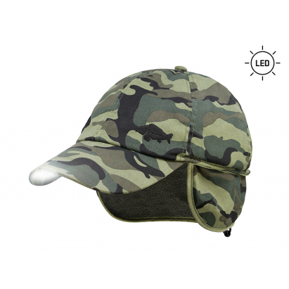 Zimní LED kšiltovka Delphin OutLINE Camo