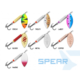 Rotačka Delphin SPEAR - 9,5g/Vel.3/METAL