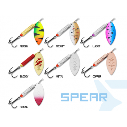 Rotačka Delphin SPEAR - 9,5g/Vel.3/METAL Rotačka Delphin SPEAR - 9,5g/Vel.3/METAL