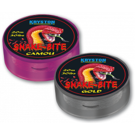 Kryston poťahované šnúrky - Snake Bite Camou 20lb 20m