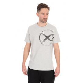 Matrix Large Mesh Logo T-Shirt - Grey Matrix Large Mesh Logo T-Shirt - Grey
