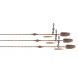 Fox Montáž Edges Submerge Heli-Clip Rigs 3 ks Camo Heli-Clip Rigs 40lb Submerge 3pcs