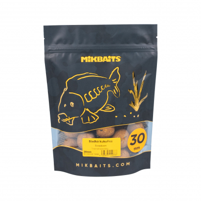 Mikbaits Boilie Express Sladká Kukurica 30mm, 300g