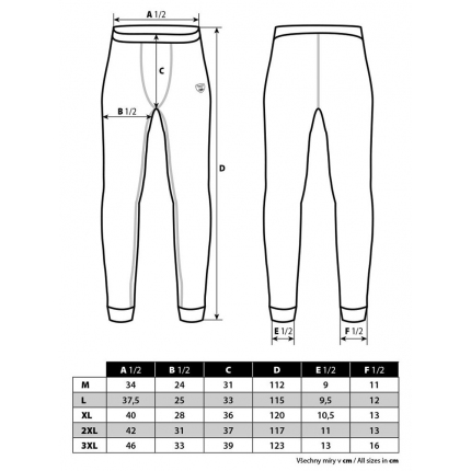 Giants Fishing Funkčné Termo Spodky Thermal Bottom Deluxe