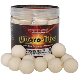 Starbaits Boilies Pop Up Fluoro Lite White 20mm 80g