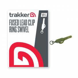 Trakker Závesky Fused Lead Clip Ring Swivel 5ks