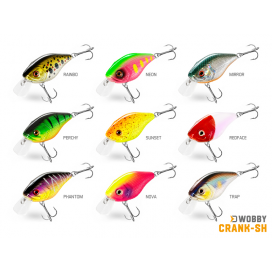 Wobler Delphin WOBBY CRANK-SH - 8g/5cm/Float./PHANTOM