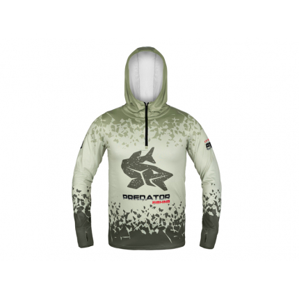 Delphin Tričko S Kapucí UV Armor 50+ Predator