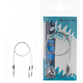 Mikado oceľové lanko jaws 20cm/8kg 2 ks