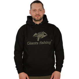 Giants fishing Giants Fishing Mikina s kapucňou čierna Camo Logo|vel. 3XL