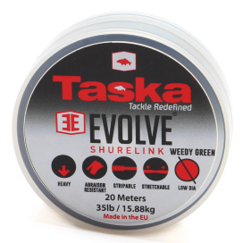 Taska Evolve - Shurelink komb. nadväzcový materiál hnedý 20m 35lb