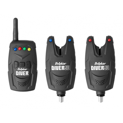 Delphin DIVER 9V signalizátor  zelený