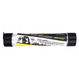 Mikado pva sieť na tube + pěchovač stredne rozpustná 44mm/5m 1 ks
