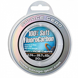 Savage Gear Soft FluoroCarbon 35m 0,49mm 15,2kg