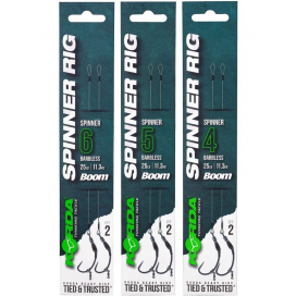 Korda Návazec Spinner Rig Spinner Barbless 25 lb 2 ks