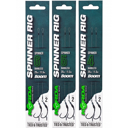 Korda Návazec Spinner Rig Spinner Barbless 25 lb 2 ks