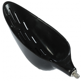 Giants fishing Zakrmovacia lopatka so závitom Baiting Spoon with holes Black (23cm)