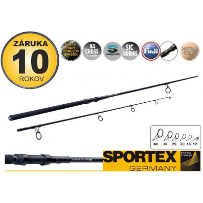 Kaprové pruty SPORTEX Competition CS-4 Breakout 2ks: 13ft-399cm. 3,75lb. M80