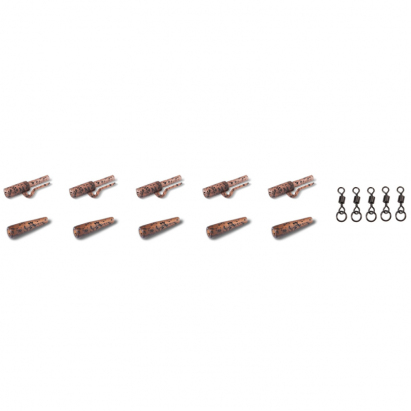 Anaconda sada Jungle Safety Lead Clip Kit jungle hnedá 5ks