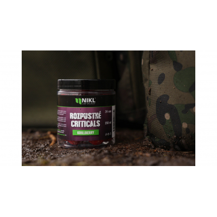 Nikl Rozpustné Criticals Boilie Krill Berry 250 ml