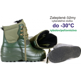 čižmy Tramp do -30 ° zelenej č. 39