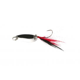 Mikado trblietka mini spoon s chvostom 2.4 cm/2.5g strieborná 1 ks