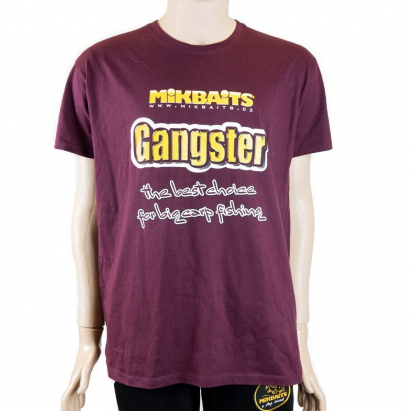 Mikbaits Tričko Gangster Burgundy Mikbaits Tričko Gangster Burgundy