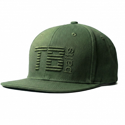 TB Baits Kšiltovka Snapback 3D Logo Green TB Baits Kšiltovka Snapback 3D Logo Green